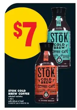 No Frills STOK COLD BREW COFFEE offer