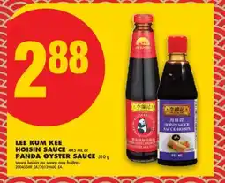 No Frills LEE KUM KEE HOISIN SAUCE, 445 mL or PANDA OYSTER SAUCE, 510 g offer