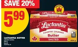 No Frills LACTANTIA BUTTER offer