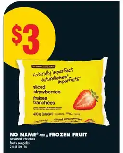 No Frills NO NAME FROZEN FRUIT offer
