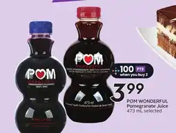 Sobeys POM WONDERFUL Pomegranate Juice offer