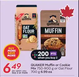 Sobeys QUAKER Muffin or Cookie Mix offer