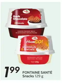 Sobeys FONTAINE SANTÉ Snacks offer