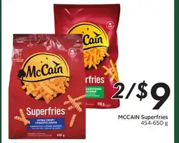 Sobeys MCCAIN Superfries offer