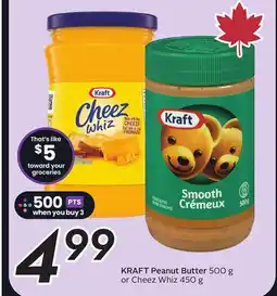 Sobeys KRAFT Peanut Butter offer