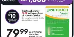 Sobeys ONE TOUCH Verio Test Strips offer