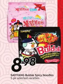 Sobeys SAMYANG Buldak Spicy Noodles offer