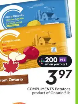 Sobeys COMPLIMENTS Potatoes offer