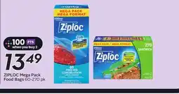 Sobeys ZIPLOC Mega Pack Food Bags offer