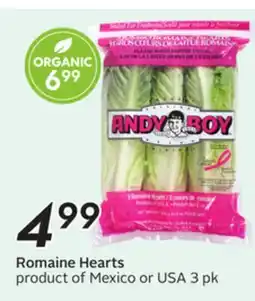 Sobeys Romaine Hearts offer