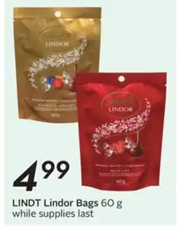Sobeys LINDT Lindor Bags offer