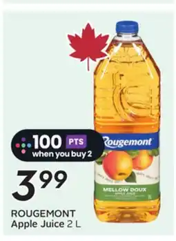 Sobeys ROUGEMONT Apple Juice offer