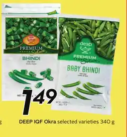 Sobeys DEEP IQF Okra offer