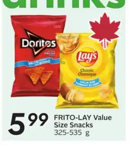 Sobeys FRITO-LAY Value Size Snacks offer