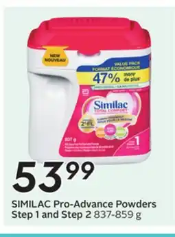 Sobeys SIMILAC Pro-Advance Powders Step 1 and step offer