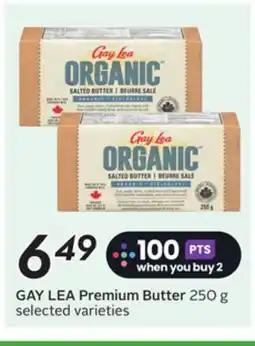 Sobeys GAY LEA Premium Butter offer