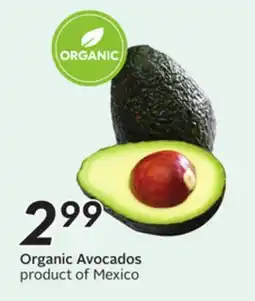Sobeys Organic Avocados offer