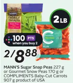 Sobeys MANN'S Sugar Snap Peas offer