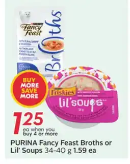 Sobeys PURINA Fancy Feast Broths or Lil' Soups offer