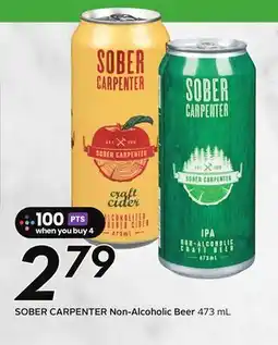 Sobeys SOBER CARPENTER Non-Alcoholic Beer offer