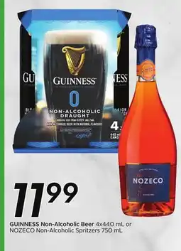Sobeys GUINNESS Non-Alcoholic Beer offer