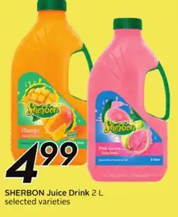 Sobeys SHERBON Juice Drink offer