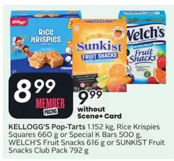 Sobeys KELLOGG'S Pop-Tarts offer