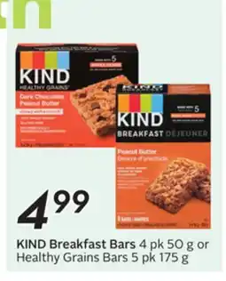 Sobeys KIND Breakfast Bars offer