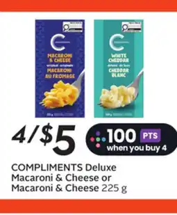 Sobeys COMPLIMENTS Deluxe Macaroni & Cheese or Macaroni & Cheese offer