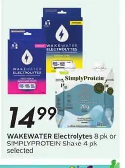 Sobeys WAKEWATER Electrolytes offer