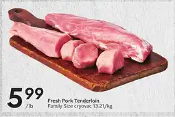 Sobeys Fresh Pork Tenderloin offer