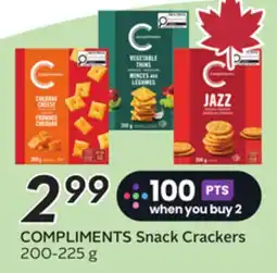 Sobeys COMPLIMENTS Snack Crackers offer