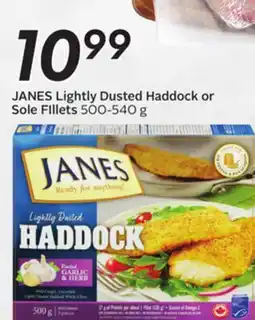 Sobeys Lightly Dusted Haddock or Sole FIllets offer