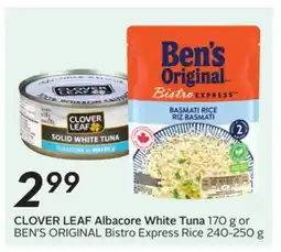 Sobeys CLOVER LEAF Albacore White Tuna offer