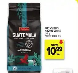 Metro IRRESISTIBLES GROUND COFFEE offer