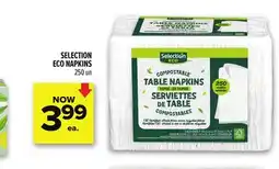 Metro SELECTION ECO NAPKINS offer
