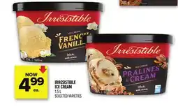 Metro IRRESISTIBLE ICE CREAM offer