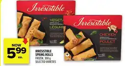 Metro IRRESISTIBLE SPRING ROLLS offer