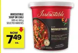 Metro IRRESISTIBLE SOUP OR CHILI offer