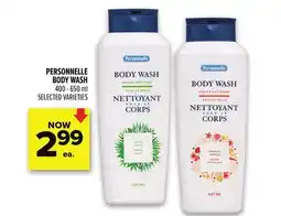 Metro PERSONNELLE BODY WASH offer