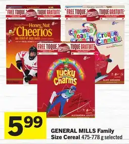 Foodland GENERAL MILLS Family Size Cereal offer
