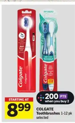 Foodland COLGATE Toothbrushes offer