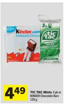 Foodland TIC TAC Mints offer