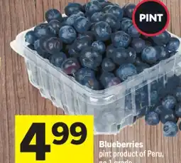 Foodland Blueberries pint product of Peru, no 1 grade offer