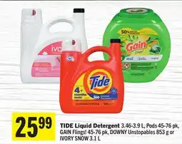 Foodland TIDE Liquid Detergent offer