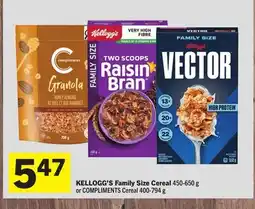 Foodland KELLOGG'S Family Size Cereal offer