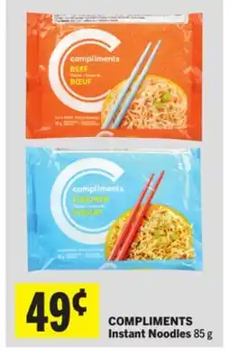 Foodland COMPLIMENTS Instant Noodles offer