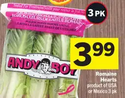 Foodland Romaine Hearts offer