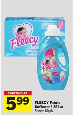 Foodland FLEECY Fabric Softener offer