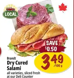 Farm Boy Brandt Dry Cured Salami offer